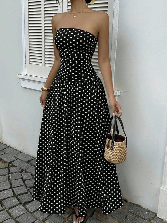 LIVIA POLKA DRESS